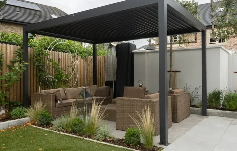pergola bois aluminium
